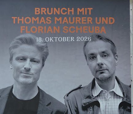 Plakat des edison Kultursalons mit Thomas Maurer und Florian Scheuba, Termin 18. Oktober 2026